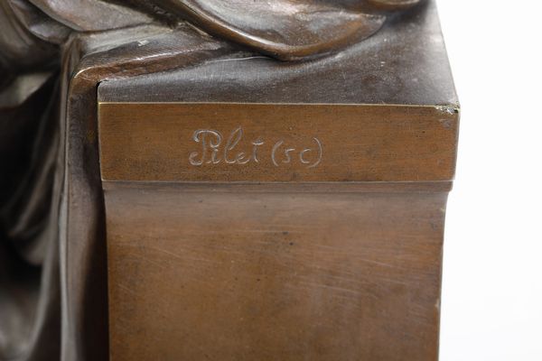 Da modello di Leon Pilet (Parigi 1836-1917) La captive  - Asta Scultura XIX-XX secolo - Associazione Nazionale - Case d'Asta italiane