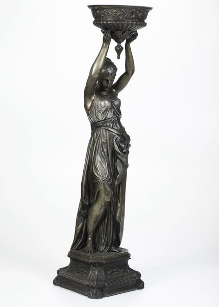 Fonditore francese del XIX-XX secolo Vestale  - Asta Scultura XIX-XX secolo - Associazione Nazionale - Case d'Asta italiane
