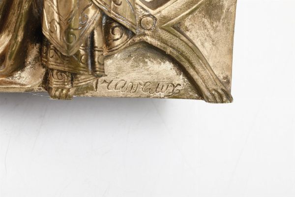 Da modello di Pierre Travaux (Parigi 1822-1869) La Reverie  - Asta Scultura XIX-XX secolo - Associazione Nazionale - Case d'Asta italiane