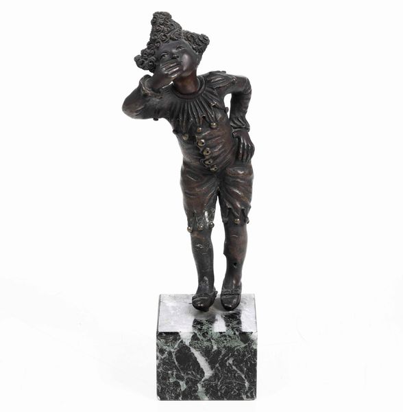 Fonditore del XIX-XX secolo Paggetto  - Asta Scultura XIX-XX secolo - Associazione Nazionale - Case d'Asta italiane