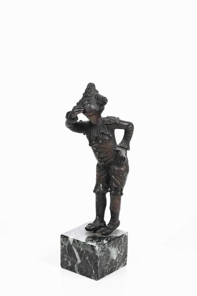 Fonditore del XIX-XX secolo Paggetto  - Asta Scultura XIX-XX secolo - Associazione Nazionale - Case d'Asta italiane