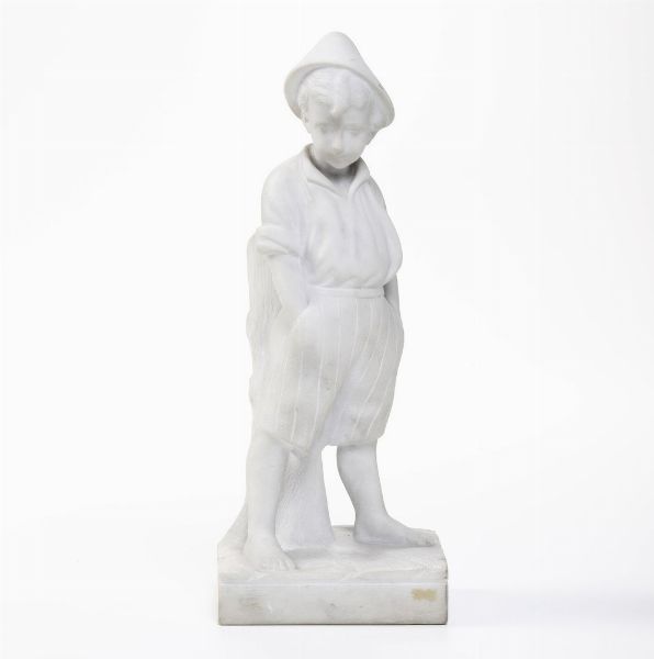 Scultore degli inizi XX secolo Monello  - Asta Scultura XIX-XX secolo - Associazione Nazionale - Case d'Asta italiane