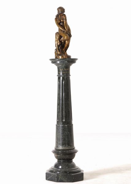 Da modello di Giacomo Ginotti (1845- 1897) Schiava  - Asta Scultura XIX-XX secolo - Associazione Nazionale - Case d'Asta italiane