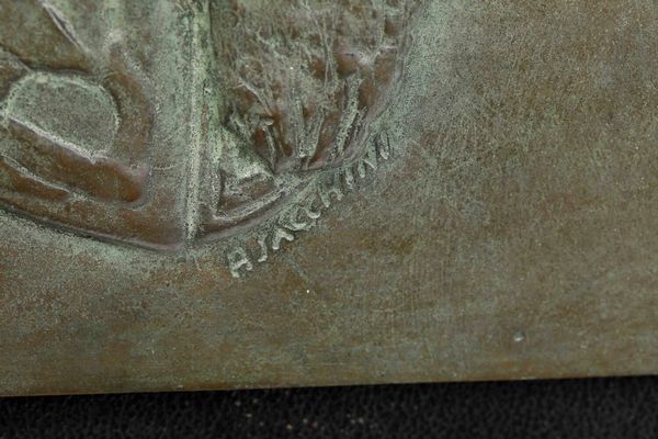 A. Sacchini (XX secolo) Ai bersaglieri di La Marmora  - Asta Scultura XIX-XX secolo - Associazione Nazionale - Case d'Asta italiane