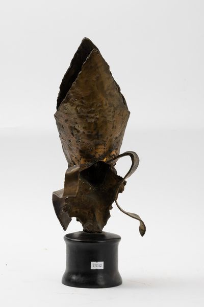 Fonditore del XX secolo Testa di Papa  - Asta Scultura XIX-XX secolo - Associazione Nazionale - Case d'Asta italiane