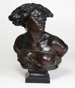 Da modello di Jean-Baptiste Carpeaux (1827-1875) La schiava  - Asta Scultura XIX-XX secolo - Associazione Nazionale - Case d'Asta italiane