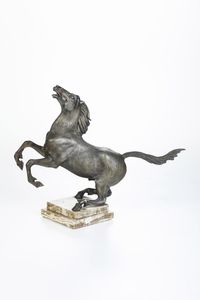 Giuseppe Vasari : Cavallo selvaggio  - Asta Scultura XIX-XX secolo - Associazione Nazionale - Case d'Asta italiane
