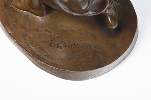 Ernest Barrias (1841-1905) Madre con bambino  - Asta Scultura XIX-XX secolo - Associazione Nazionale - Case d'Asta italiane