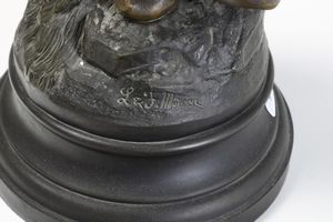 L. & F. Moreau Repos champetre  - Asta Scultura XIX-XX secolo - Associazione Nazionale - Case d'Asta italiane