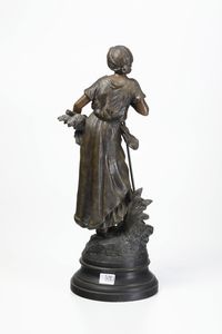 L. & F. Moreau Repos champetre  - Asta Scultura XIX-XX secolo - Associazione Nazionale - Case d'Asta italiane