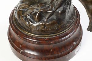 Emile Picault (Parigi 1883-1915) Victoria  - Asta Scultura XIX-XX secolo - Associazione Nazionale - Case d'Asta italiane