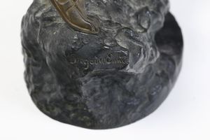 Da modello di Emile Gregoire (1871-1948) L'arcere  - Asta Scultura XIX-XX secolo - Associazione Nazionale - Case d'Asta italiane