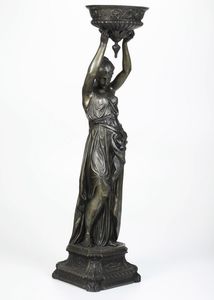 Fonditore francese del XIX-XX secolo Vestale  - Asta Scultura XIX-XX secolo - Associazione Nazionale - Case d'Asta italiane