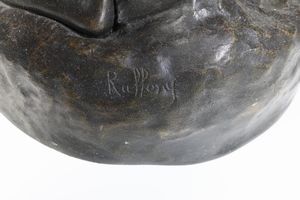 O. Ruffony (1874-1946) Il giuramento  - Asta Scultura XIX-XX secolo - Associazione Nazionale - Case d'Asta italiane