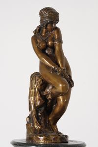 Da modello di Giacomo Ginotti (1845- 1897) Schiava  - Asta Scultura XIX-XX secolo - Associazione Nazionale - Case d'Asta italiane