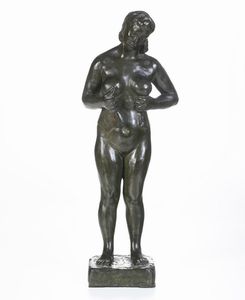 Saverio Gatto : Nudo femminile  - Asta Scultura XIX-XX secolo - Associazione Nazionale - Case d'Asta italiane