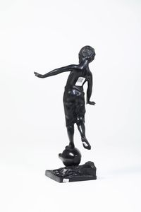 Da modello di Giovanni de Martino (1870-1935) Acquaiolo con brocca  - Asta Scultura XIX-XX secolo - Associazione Nazionale - Case d'Asta italiane