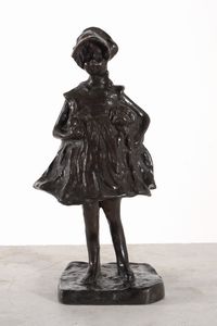 Fonditore del XIX-XX secolo Fillette  - Asta Scultura XIX-XX secolo - Associazione Nazionale - Case d'Asta italiane