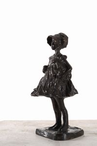 Fonditore del XIX-XX secolo Fillette  - Asta Scultura XIX-XX secolo - Associazione Nazionale - Case d'Asta italiane