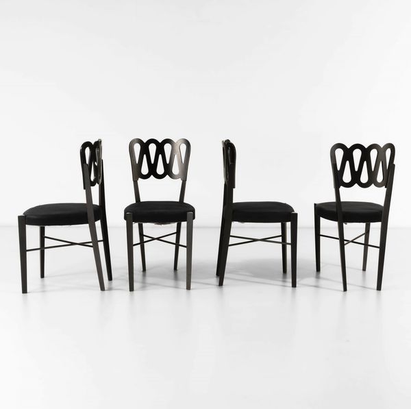 GIO PONTI : Quattro sedie mod. 969  - Asta Design 200 - Associazione Nazionale - Case d'Asta italiane