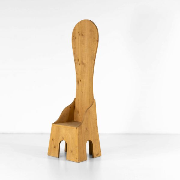 MARIO CEROLI : Sedia mod. Sedia Alta  - Asta Design 200 - Associazione Nazionale - Case d'Asta italiane