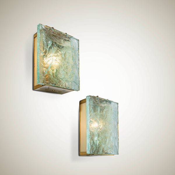 MAX INGRAND : Due lampade a parete mod. 2311  - Asta Design 200 - Associazione Nazionale - Case d'Asta italiane