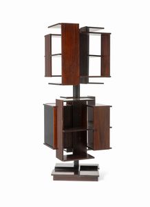 CLAUDIO SALOCCHI : Libreria girevole  - Asta Design 200 - Associazione Nazionale - Case d'Asta italiane