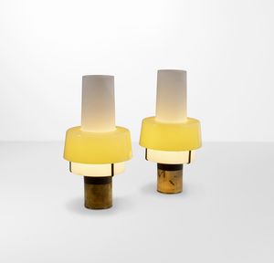 STILNOVO : Due lampade da tavolo mod. 8039  - Asta Design 200 - Associazione Nazionale - Case d'Asta italiane