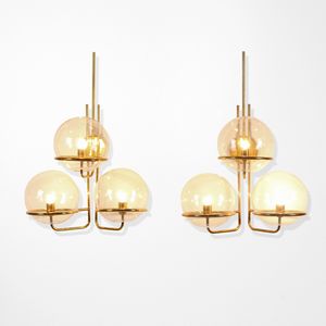 GOFFREDO REGGIANI : Due lampade a parete  - Asta Design 200 - Associazione Nazionale - Case d'Asta italiane