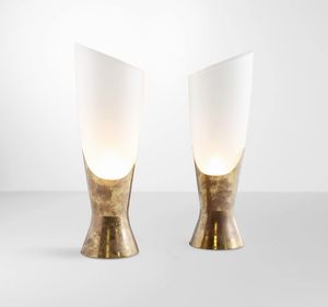 MAX INGRAND : Due lampade da tavolo  - Asta Design 200 - Associazione Nazionale - Case d'Asta italiane