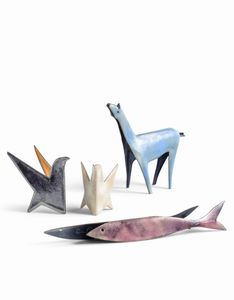 PAOLO DE POLI : Gruppo di smalti  - Asta Design 200 - Associazione Nazionale - Case d'Asta italiane