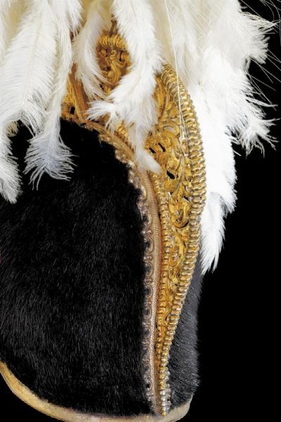 Elmo da generale umbertino convertito per il servizio sotto Vittorio Emanuele III  - Asta Rare Armi Antiche e Armature da Tutto il Mondo - Associazione Nazionale - Case d'Asta italiane