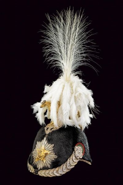 Elmo da generale umbertino convertito per il servizio sotto Vittorio Emanuele III  - Asta Rare Armi Antiche e Armature da Tutto il Mondo - Associazione Nazionale - Case d'Asta italiane