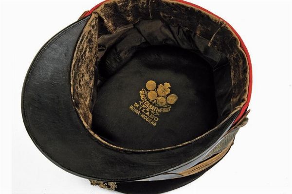Berretto da tenente colonnello di fanteria della riserva  - Asta Rare Armi Antiche e Armature da Tutto il Mondo - Associazione Nazionale - Case d'Asta italiane