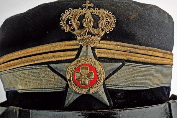 Berretto da tenente colonnello di fanteria della riserva  - Asta Rare Armi Antiche e Armature da Tutto il Mondo - Associazione Nazionale - Case d'Asta italiane