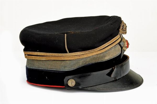 Berretto da tenente colonnello di fanteria della riserva  - Asta Rare Armi Antiche e Armature da Tutto il Mondo - Associazione Nazionale - Case d'Asta italiane