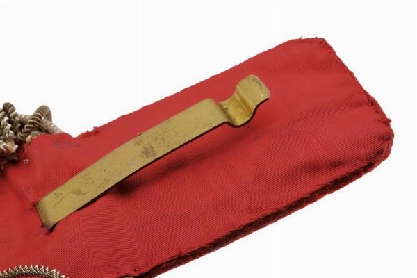 Paio di spalline da ufficiale  - Asta Rare Armi Antiche e Armature da Tutto il Mondo - Associazione Nazionale - Case d'Asta italiane