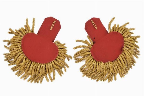 Spalline da generale  - Asta Rare Armi Antiche e Armature da Tutto il Mondo - Associazione Nazionale - Case d'Asta italiane