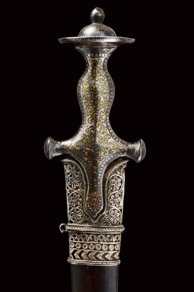 Bel tulvar con lama in damasco  - Asta Rare Armi Antiche e Armature da Tutto il Mondo - Associazione Nazionale - Case d'Asta italiane