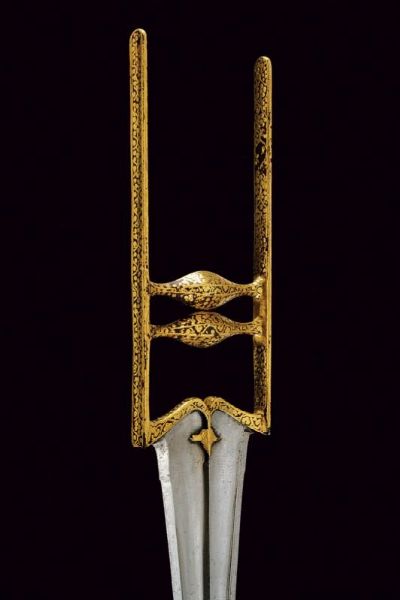 Katar con fornimento dorato  - Asta Rare Armi Antiche e Armature da Tutto il Mondo - Associazione Nazionale - Case d'Asta italiane