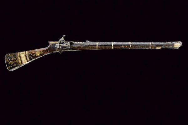 Eccezionale tufenk a pietra focaia  - Asta Rare Armi Antiche e Armature da Tutto il Mondo - Associazione Nazionale - Case d'Asta italiane