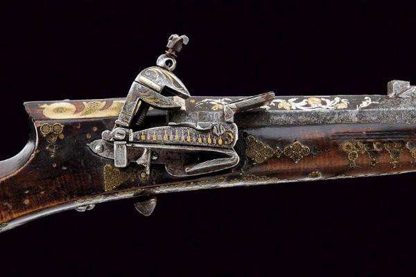 Eccezionale tufenk a pietra focaia  - Asta Rare Armi Antiche e Armature da Tutto il Mondo - Associazione Nazionale - Case d'Asta italiane