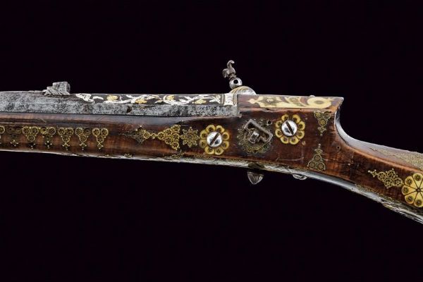 Eccezionale tufenk a pietra focaia  - Asta Rare Armi Antiche e Armature da Tutto il Mondo - Associazione Nazionale - Case d'Asta italiane