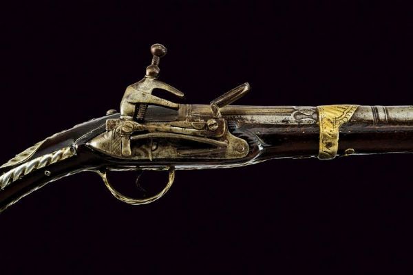 Interessante pistola alla morlacca a pietra focaia  - Asta Rare Armi Antiche e Armature da Tutto il Mondo - Associazione Nazionale - Case d'Asta italiane