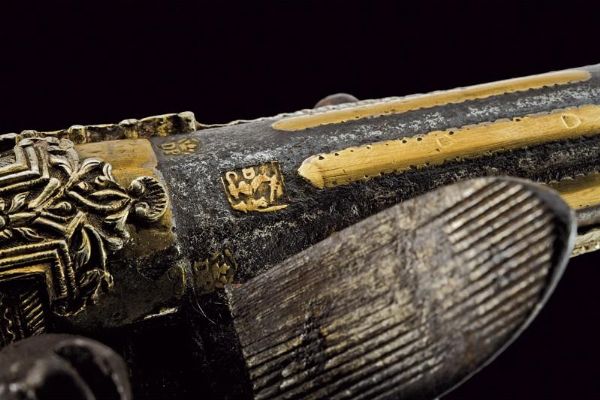 Notevole pistola a pietra focaia in stile Roka in argento  - Asta Rare Armi Antiche e Armature da Tutto il Mondo - Associazione Nazionale - Case d'Asta italiane