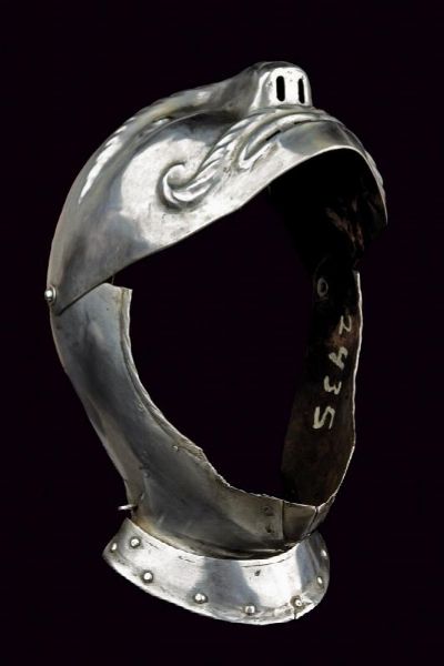 Visiera grottesca  - Asta Rare Armi Antiche e Armature da Tutto il Mondo - Associazione Nazionale - Case d'Asta italiane