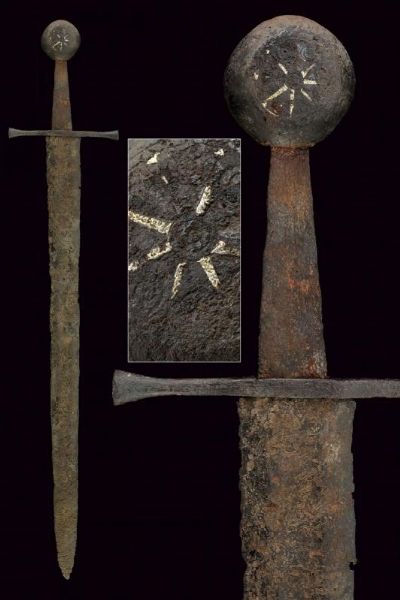 Spada medievale  - Asta Rare Armi Antiche e Armature da Tutto il Mondo - Associazione Nazionale - Case d'Asta italiane