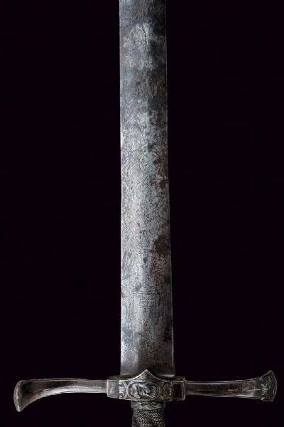 Interessante spada con lama incisa  - Asta Rare Armi Antiche e Armature da Tutto il Mondo - Associazione Nazionale - Case d'Asta italiane