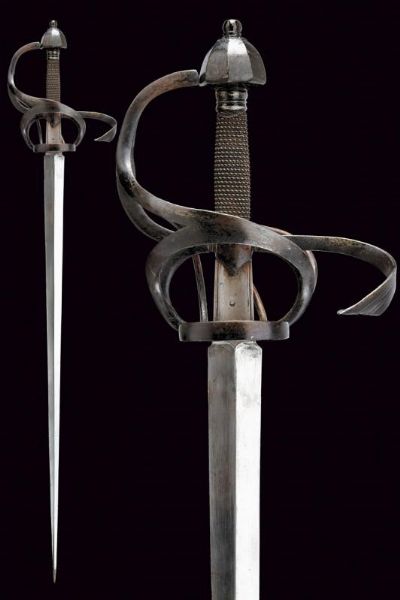 Bellissimo ed elegante stocco  - Asta Rare Armi Antiche e Armature da Tutto il Mondo - Associazione Nazionale - Case d'Asta italiane
