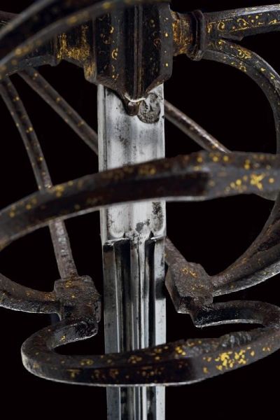 Magnifica spada da lato a tre ponti  - Asta Rare Armi Antiche e Armature da Tutto il Mondo - Associazione Nazionale - Case d'Asta italiane